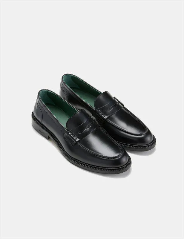 Townee Penny Loafer Leather Black
