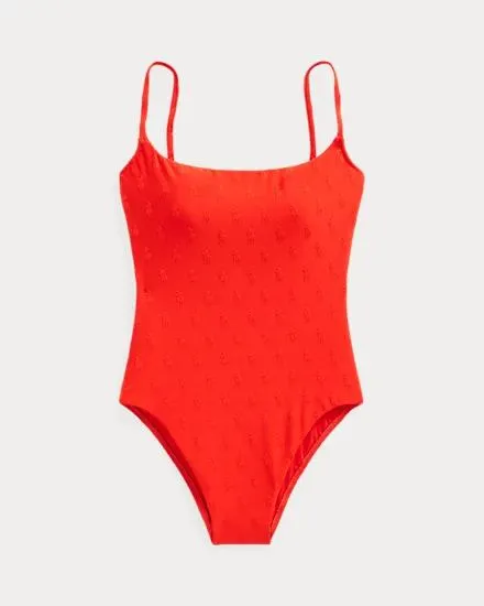 Allover Pony One-Piece Swimsuit