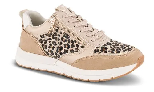 Tamaris Damesko med snøre Beige 1-23732-41