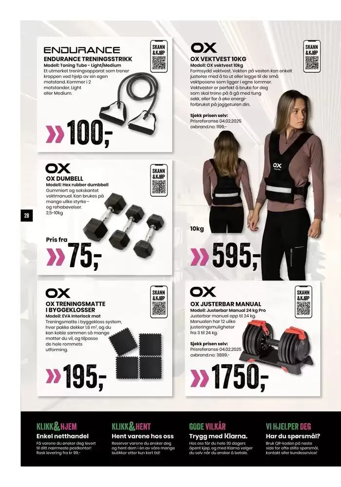 Folder Sport Outlet fra 21. februar til 7. mars 2025 - kundeavisside 28