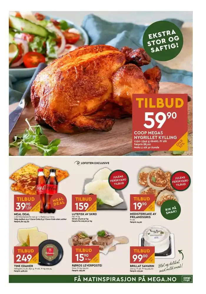 Stort utvalg av tilbud fra 25. november til 1. desember 2024 - kundeavisside 5