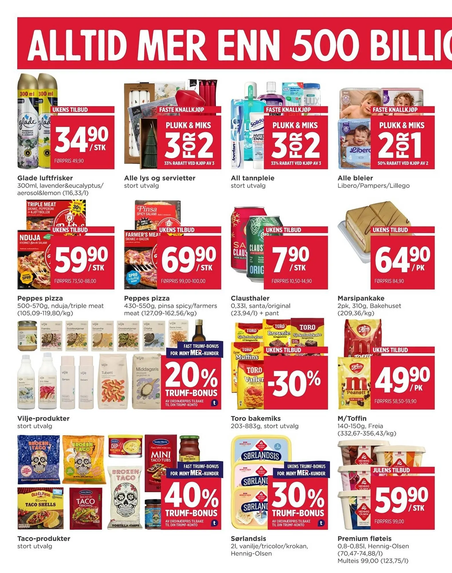 Meny kundeavis fra 7. desember til 13. desember 2025 - kundeavisside 10