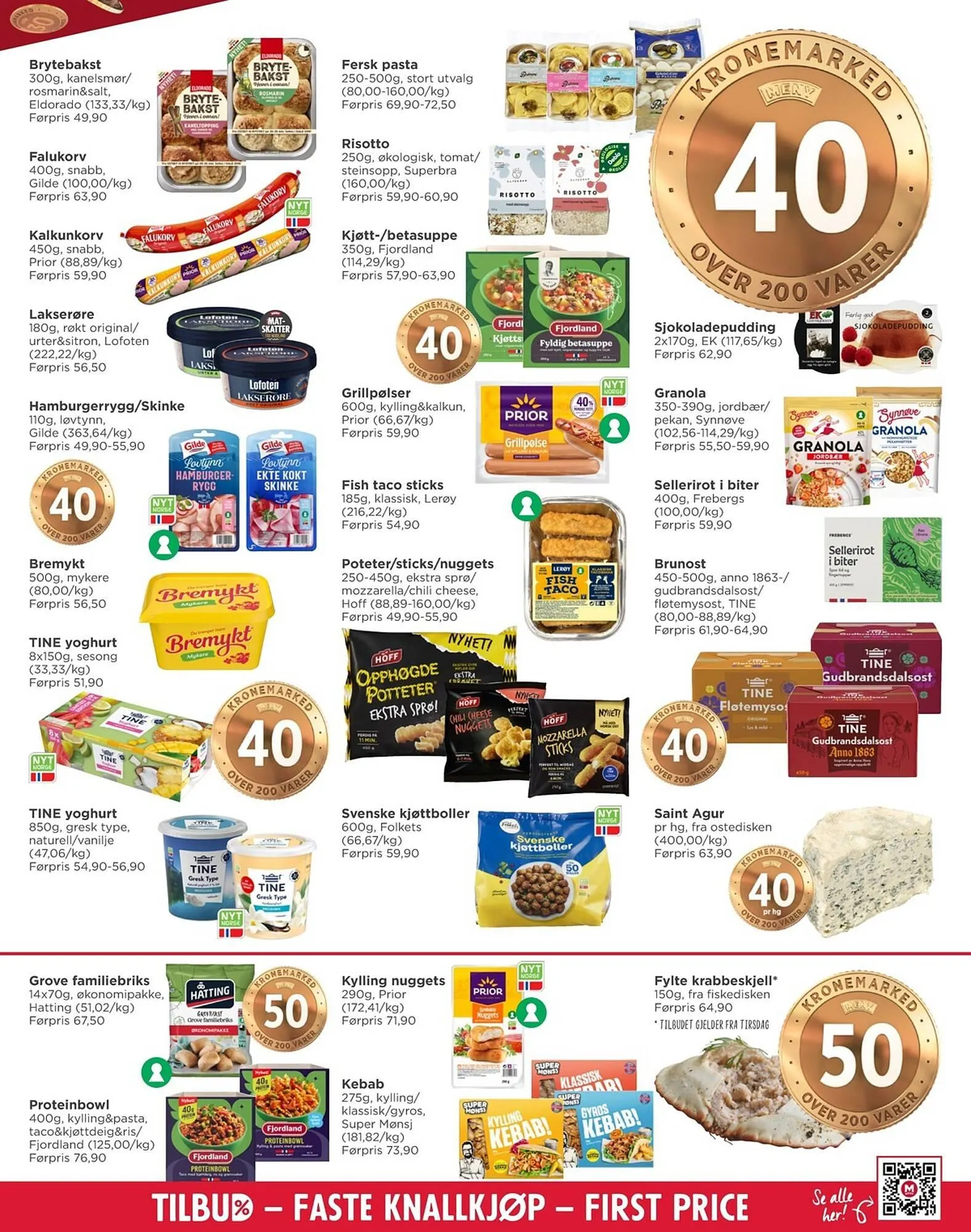 Meny kundeavis fra 2. mars til 7. mars 2026 - kundeavisside 7