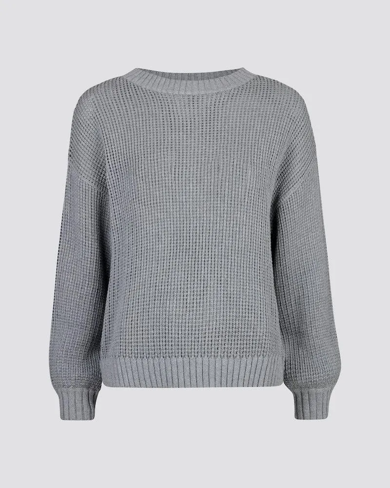 Strikkegenser i bomull