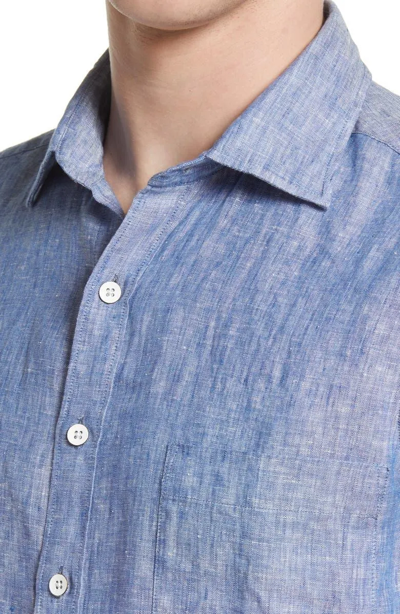 Seaford Linen Button-Up Shirt