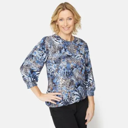 Brandtex Topp m/strikk på ermene