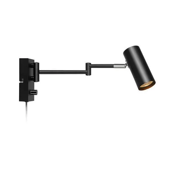 Markslöjd Vegglampe torino 1l sort