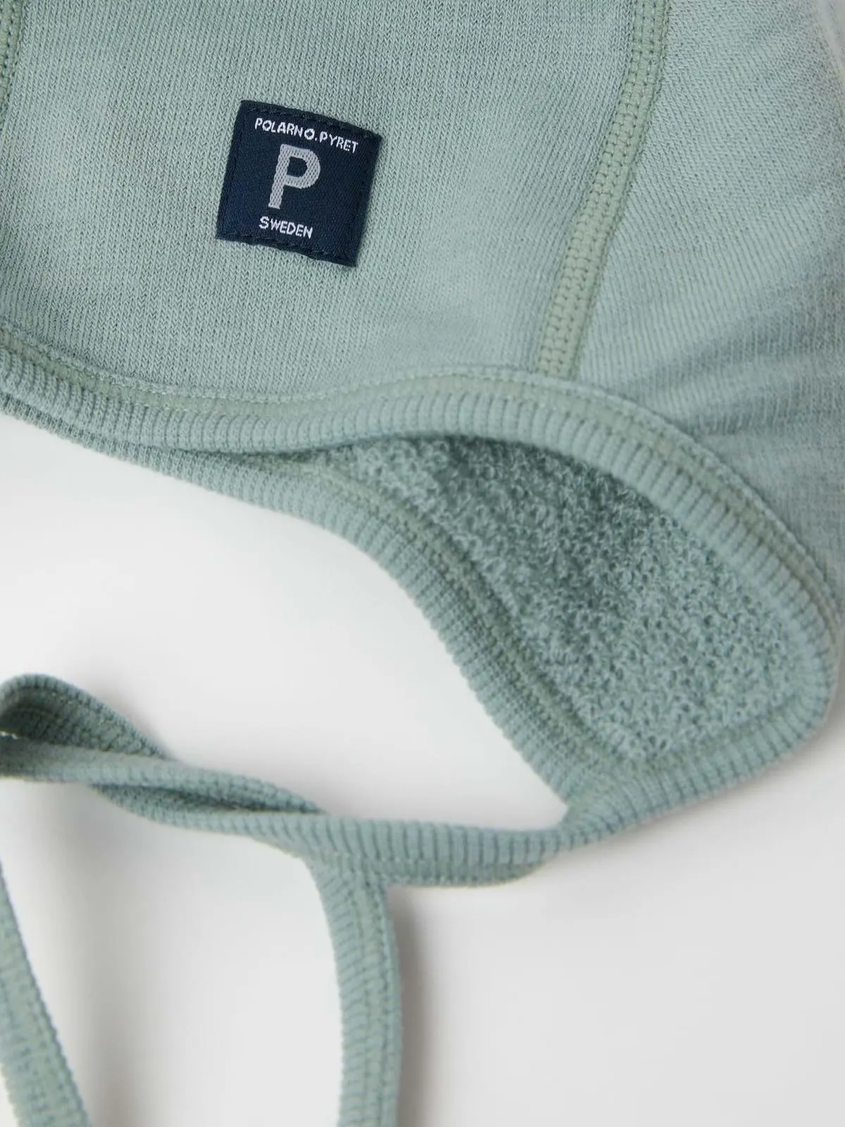 Hjelmlue ullfrotté i merino