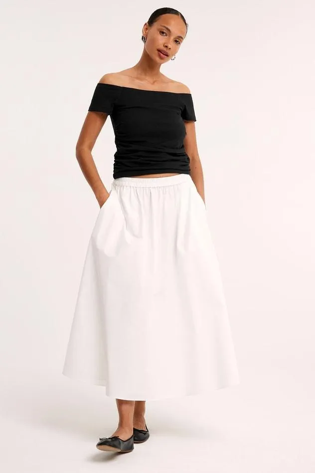 Off shoulder-topp