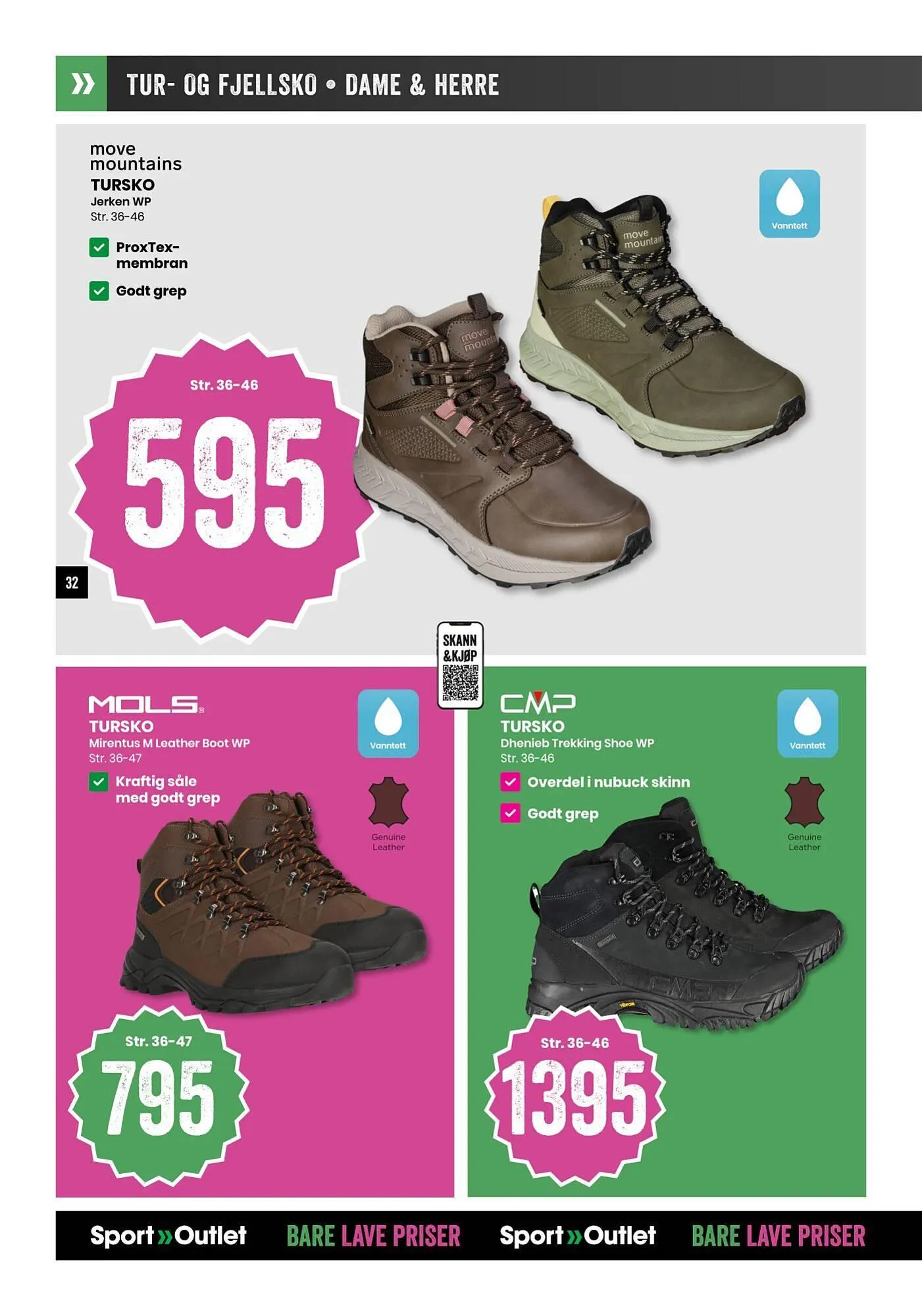 Sport Outlet kundeavis fra 14. april til 4. mai 2026 - kundeavisside 32