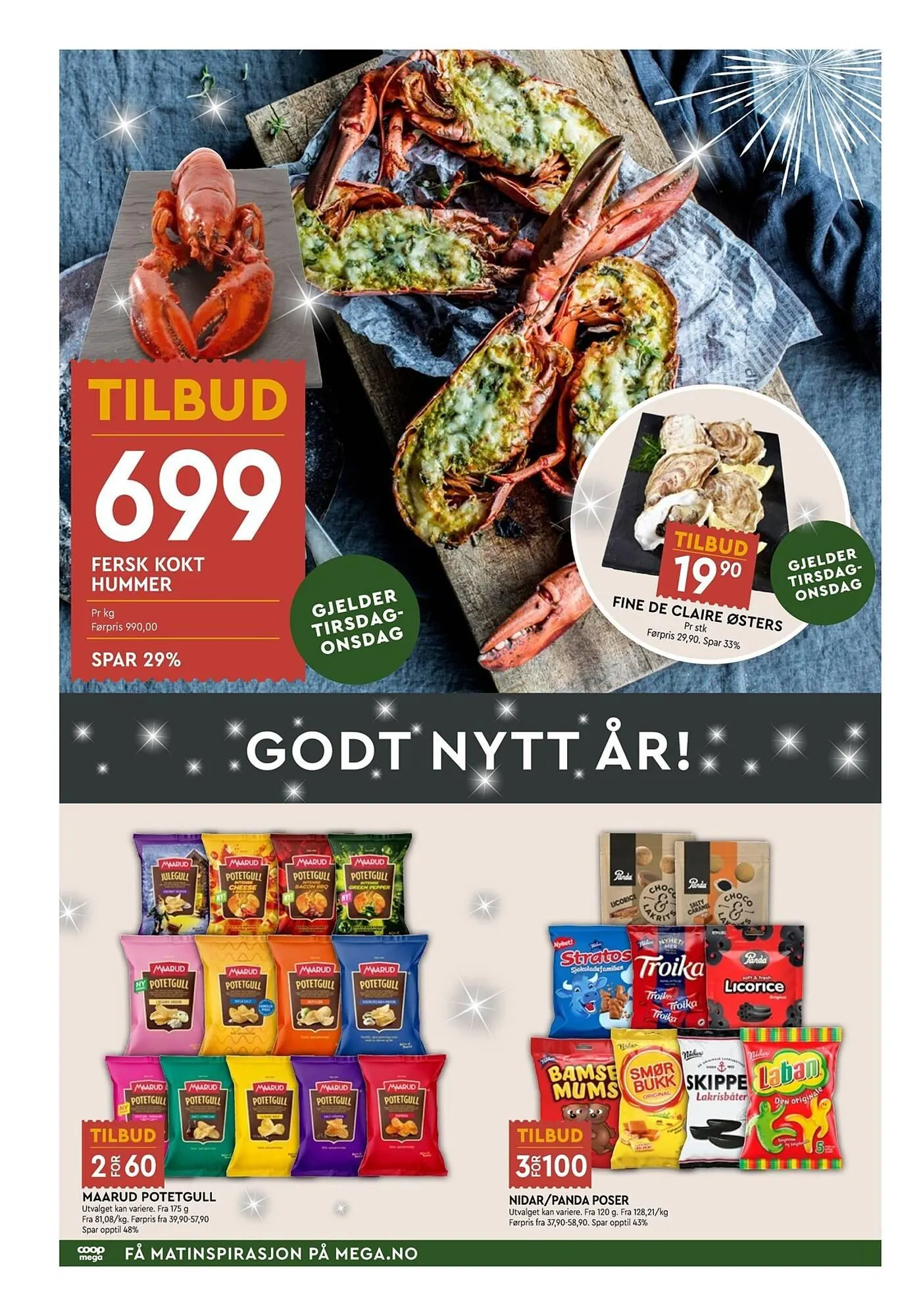 Coop Mega kundeavis fra 29. desember til 31. desember 2025 - kundeavisside 2
