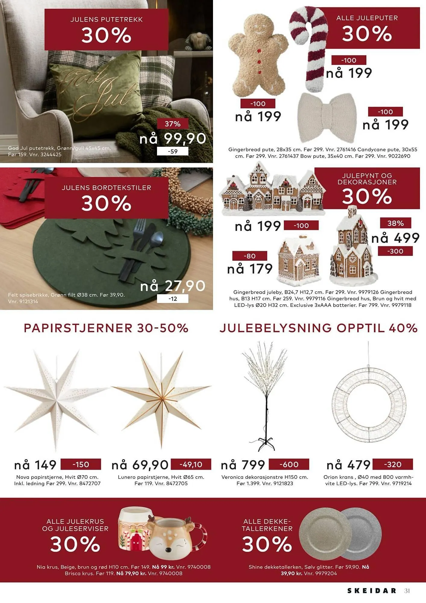 Skeidar kundeavis fra 3. november til 9. november 2025 - kundeavisside 31