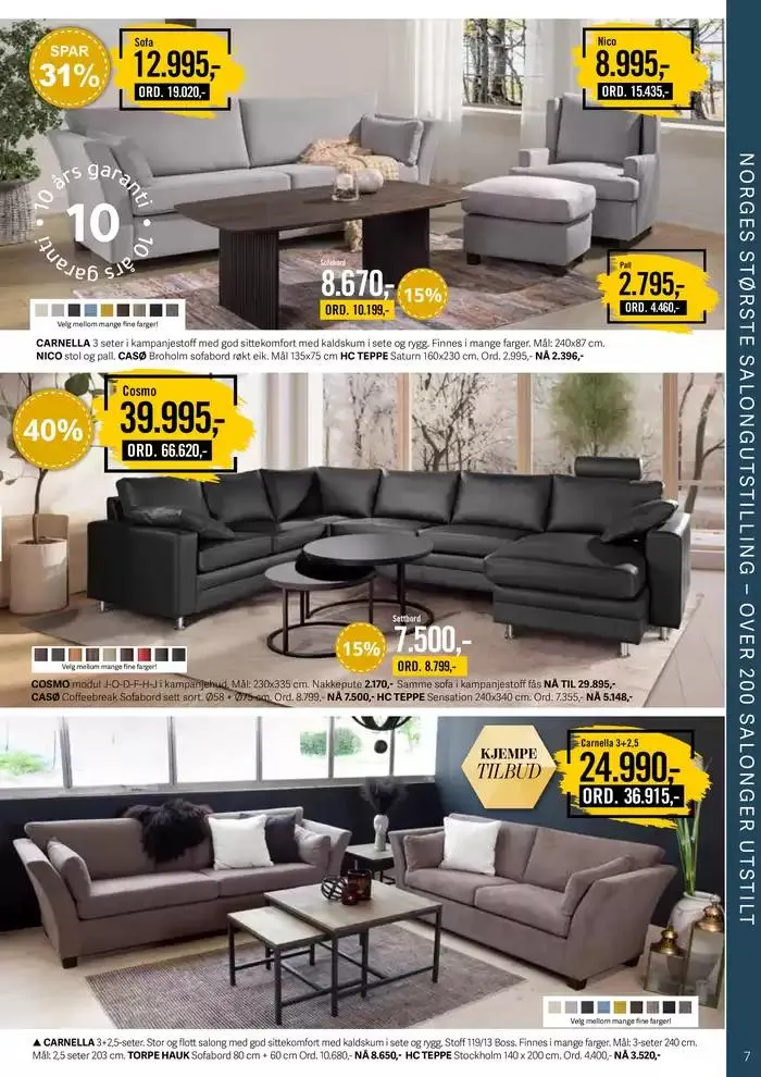 Gratis frakt og montering fra 8. januar til 28. februar 2025 - kundeavisside 7