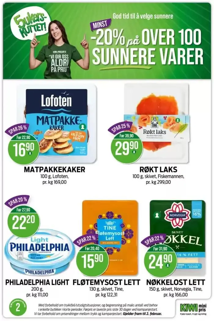 Kiwi Kundeavis fra 1. januar til 12. januar 2025 - kundeavisside 2