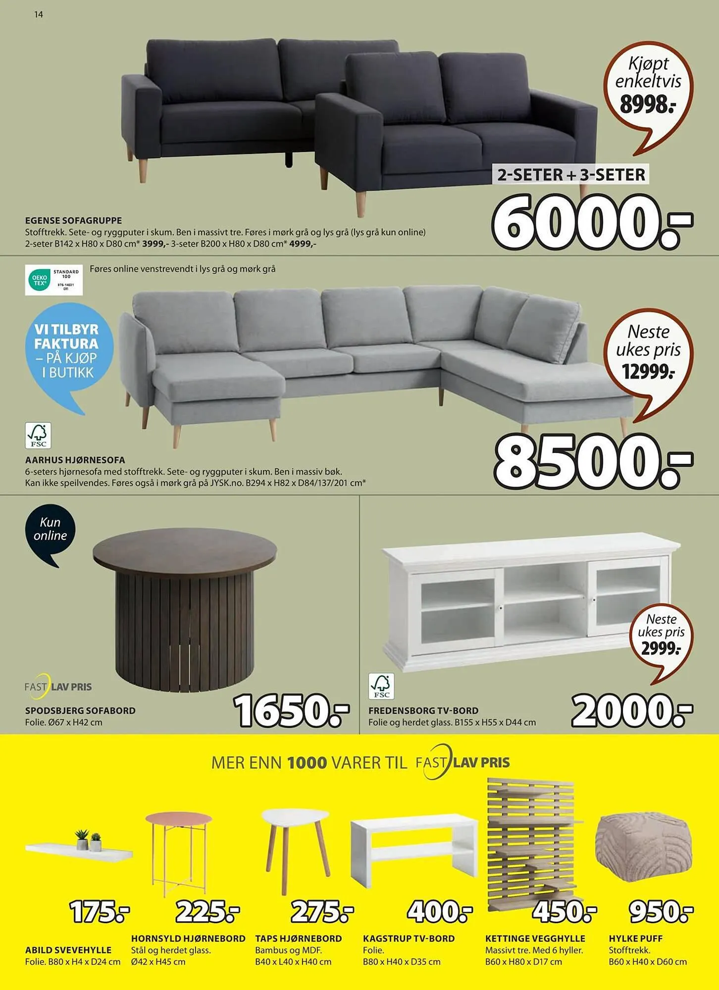 JYSK Kundeavis fra 17. september til 23. september 2023 - kundeavisside 14