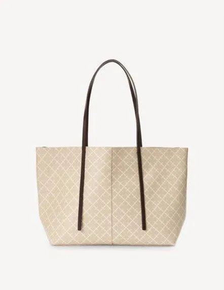 Abigail Printed Tote Bag Feather