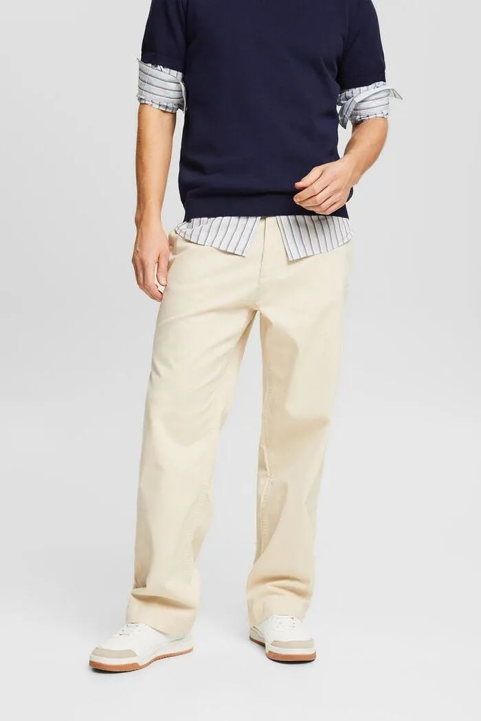 Pantalón chino recto estilo vintage