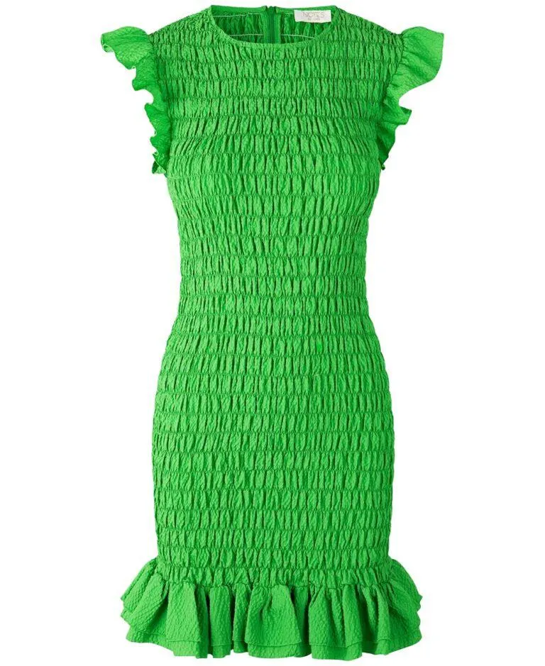 Carrie Short Dress – Grønn