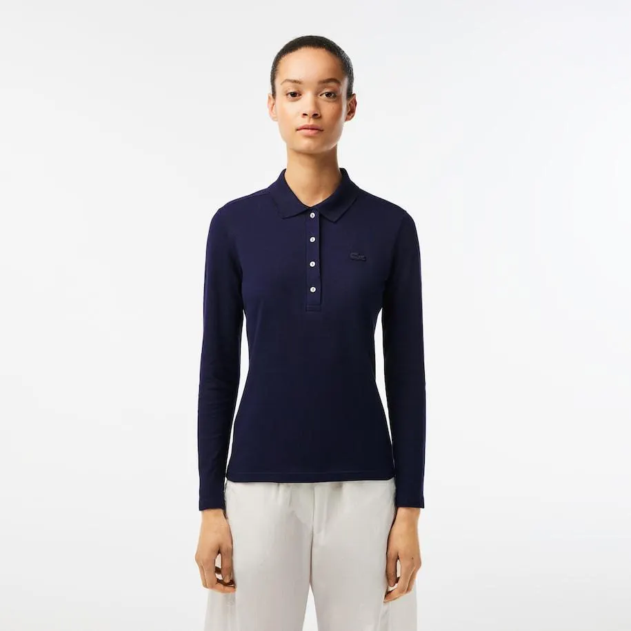 Women’s Slim fit Stretch Piqué Lacoste Polo Shirt