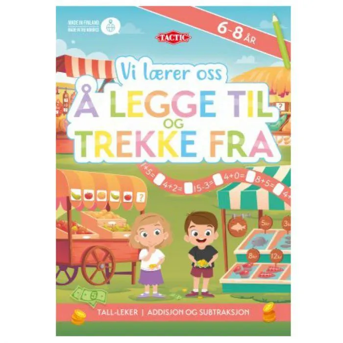 Tactic Aktivitetsbok Vi Lærer Oss: Pluss og Minus 6-8 år