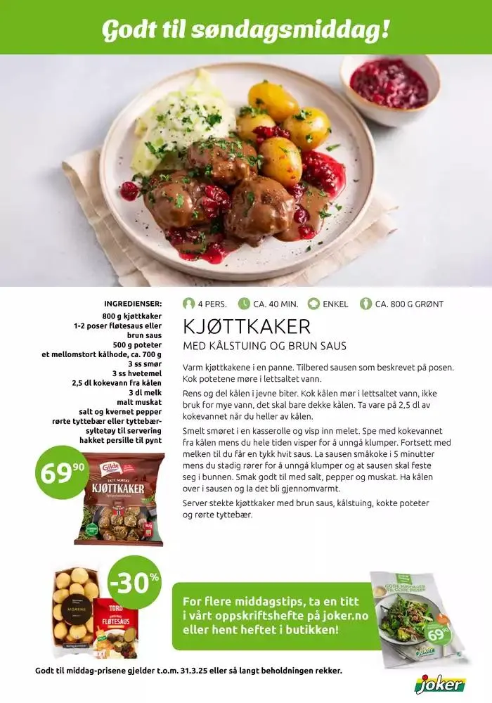 Joker Kundeavis fra 2. mars til 31. mars 2025 - kundeavisside 3