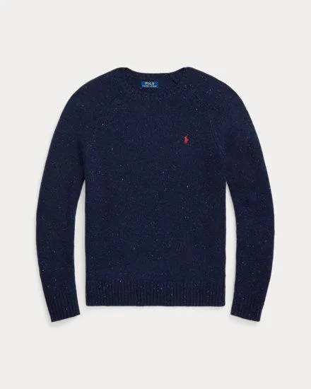 Wool-Blend Saddle-Sleeve Jumper