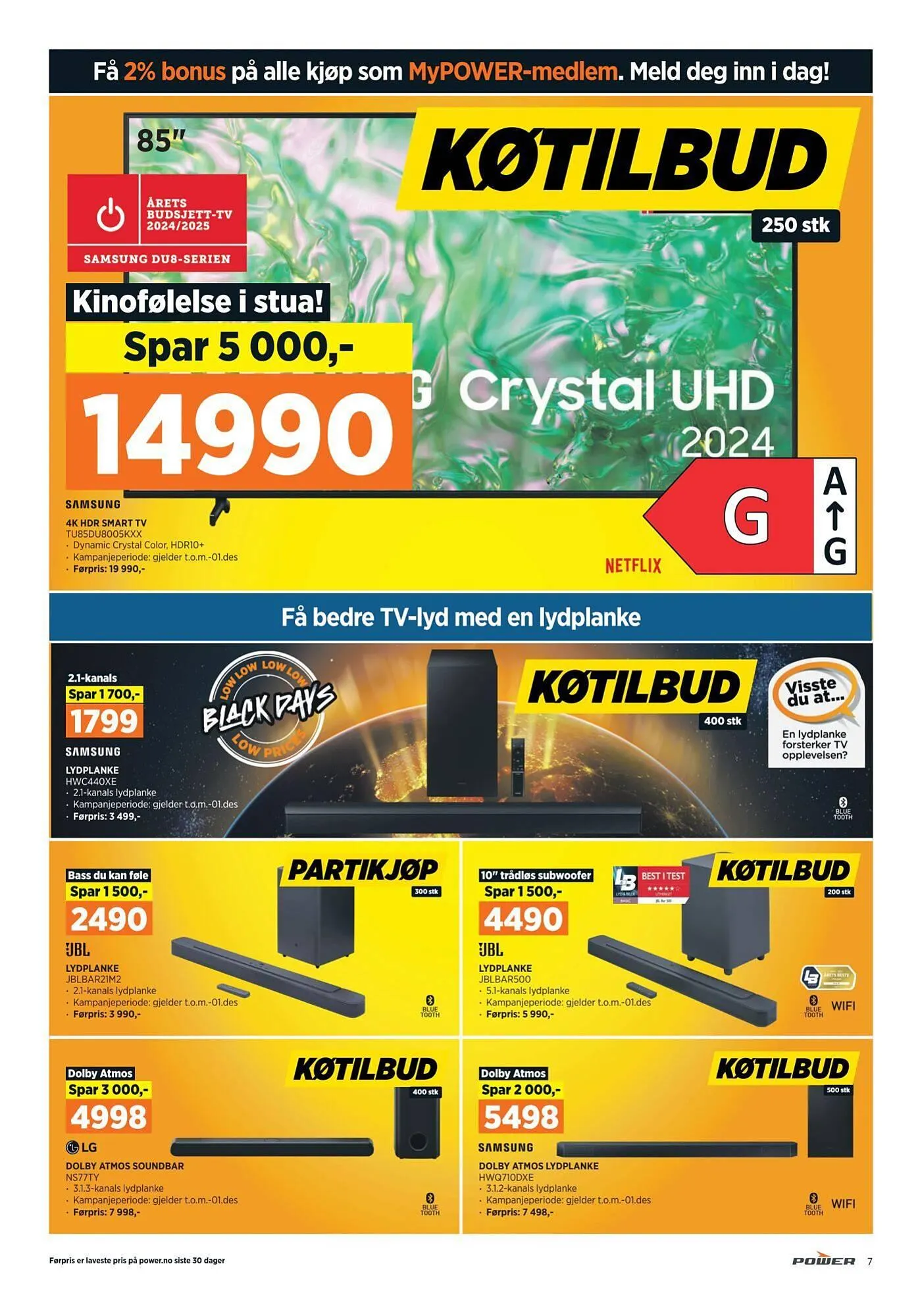 POWER Kundeavis fra 21. november til 2. desember 2024 - kundeavisside 7