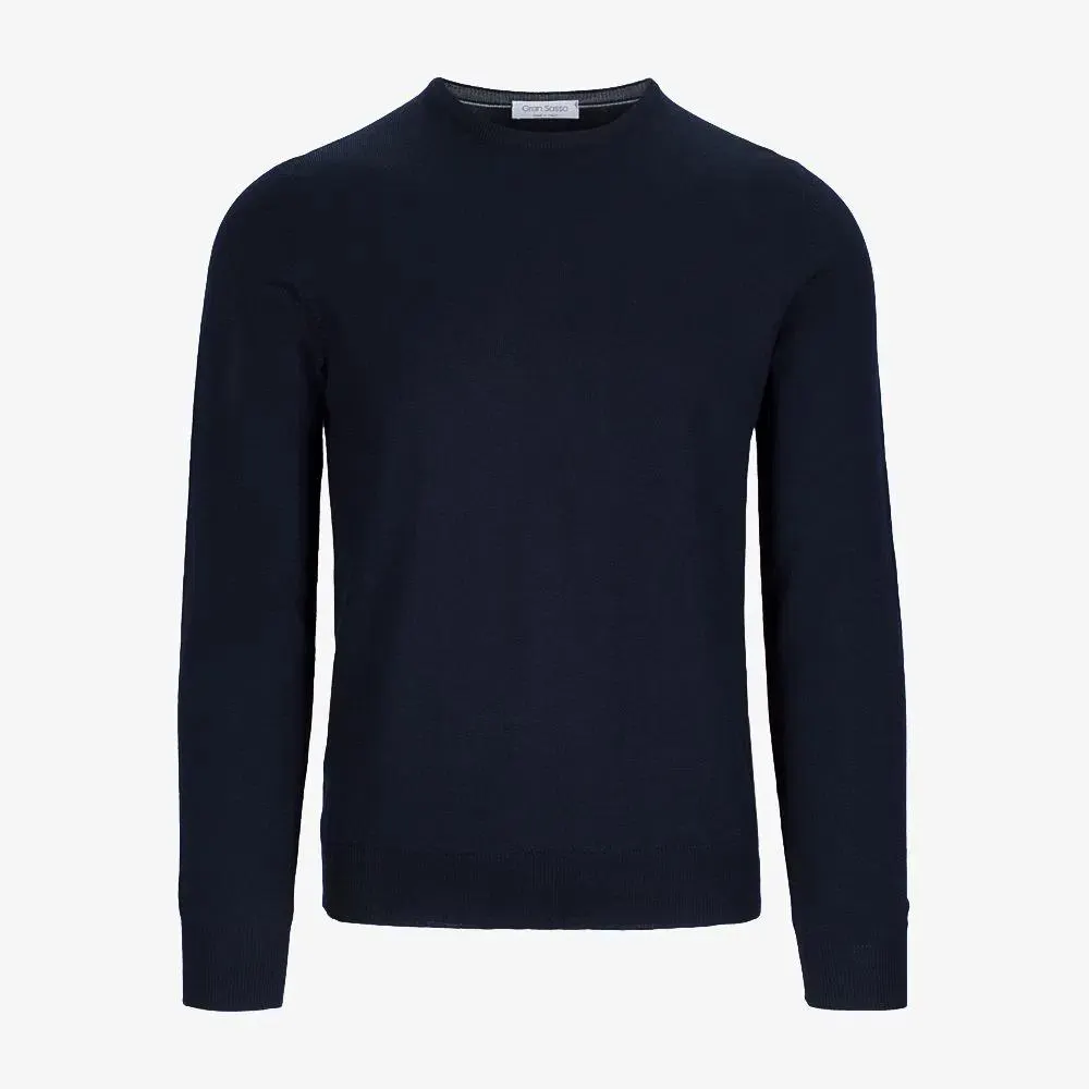 Crew Neck Merino - Navy