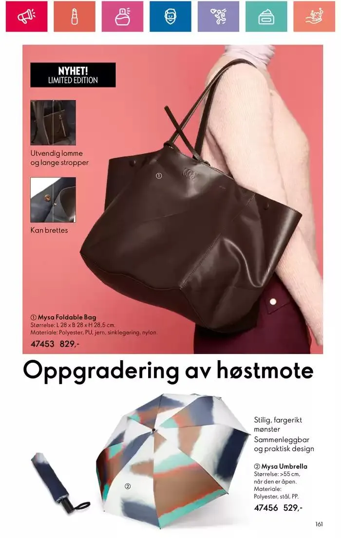 ORIFLAME Kundeavis fra 24. oktober til 7. november 2024 - kundeavisside 161