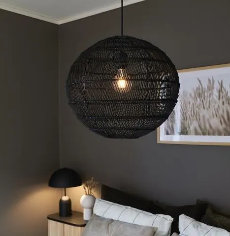 Lind taklampe Sort 45cm