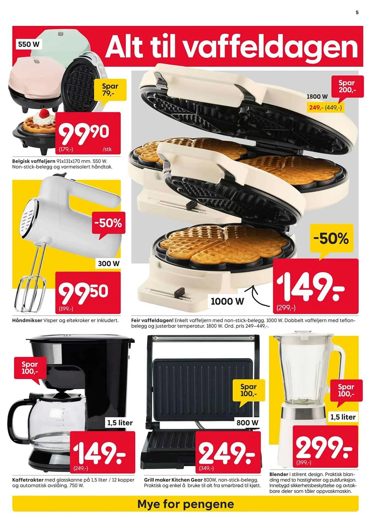 Rusta kundeavis fra 16. mars til 22. mars 2026 - kundeavisside 5