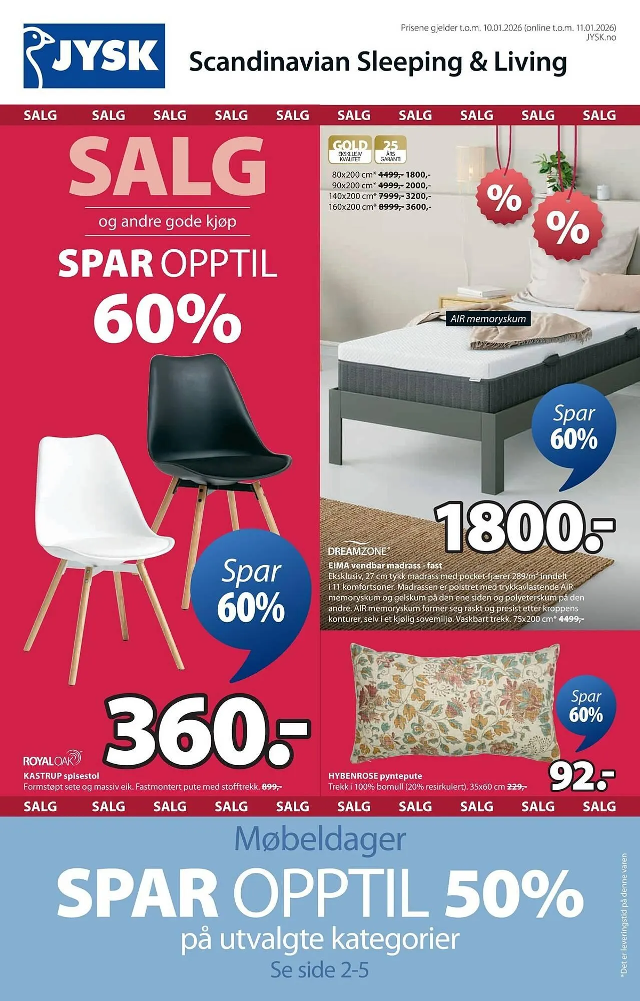 JYSK kundeavis fra 27. desember til 10. januar 2026 - kundeavisside 2
