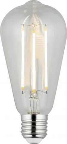 LED lanterne E27 4W dimbar Klar