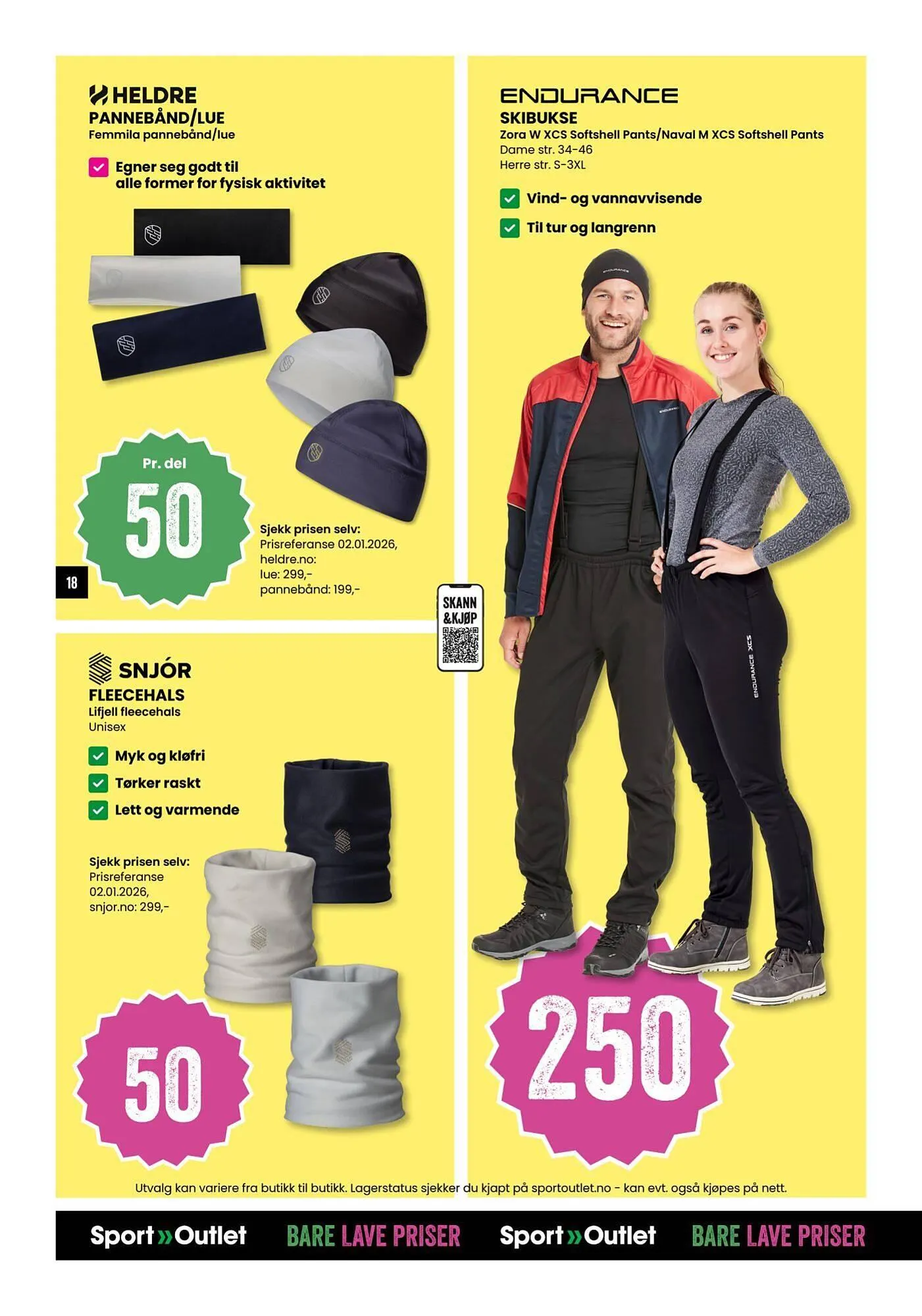 Sport Outlet kundeavis fra 20. januar til 2. februar 2026 - kundeavisside 18