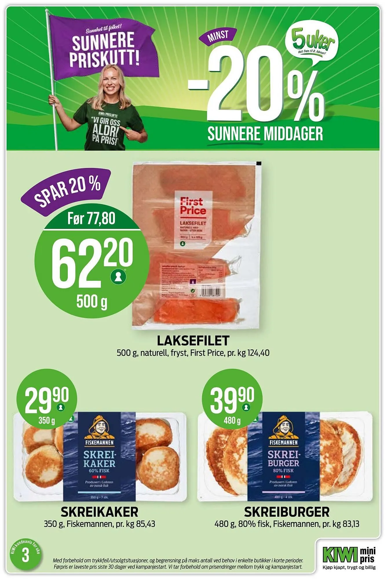 Kiwi kundeavis fra 12. januar til 19. januar 2026 - kundeavisside 3