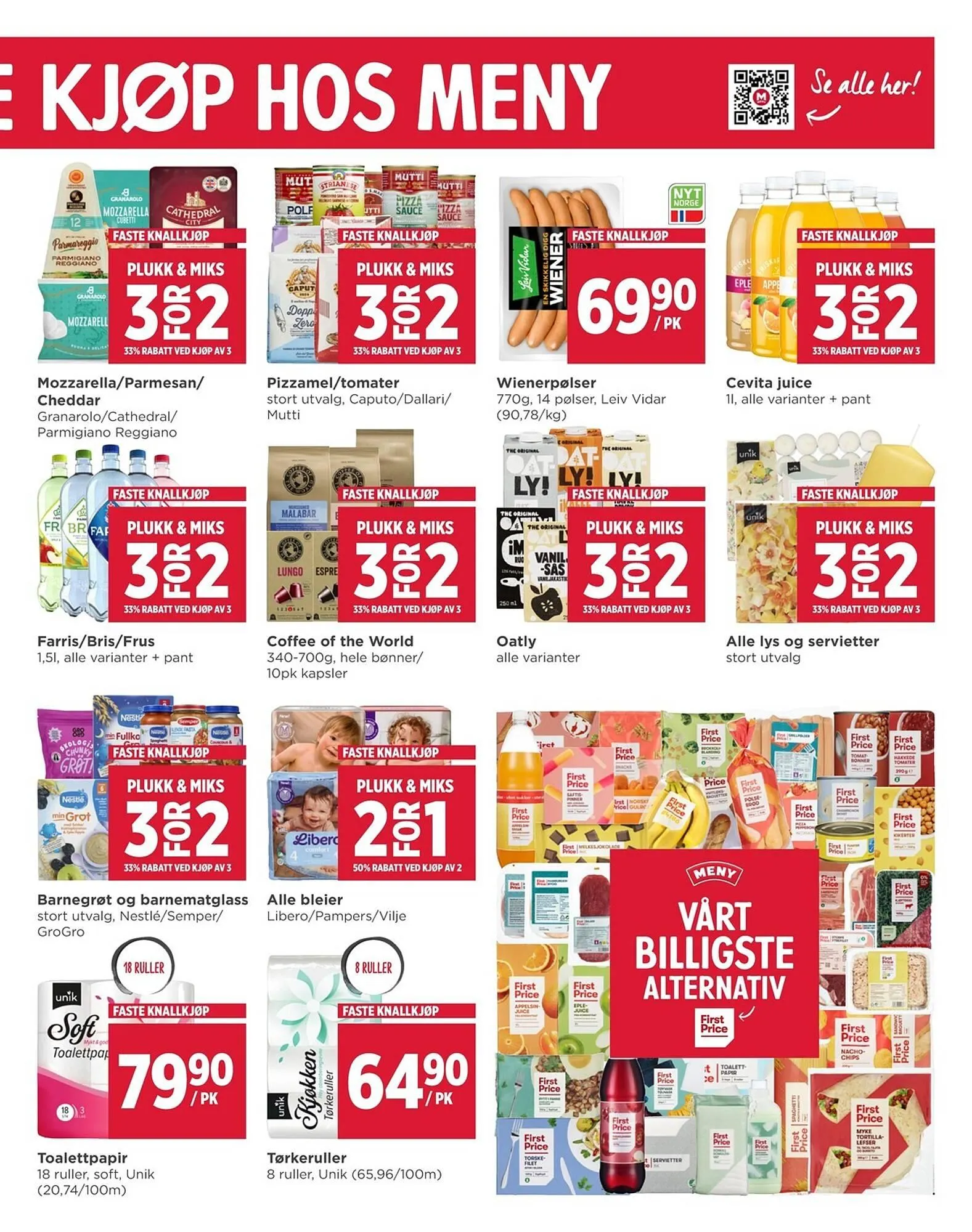 Meny kundeavis fra 23. mars til 4. april 2026 - kundeavisside 9