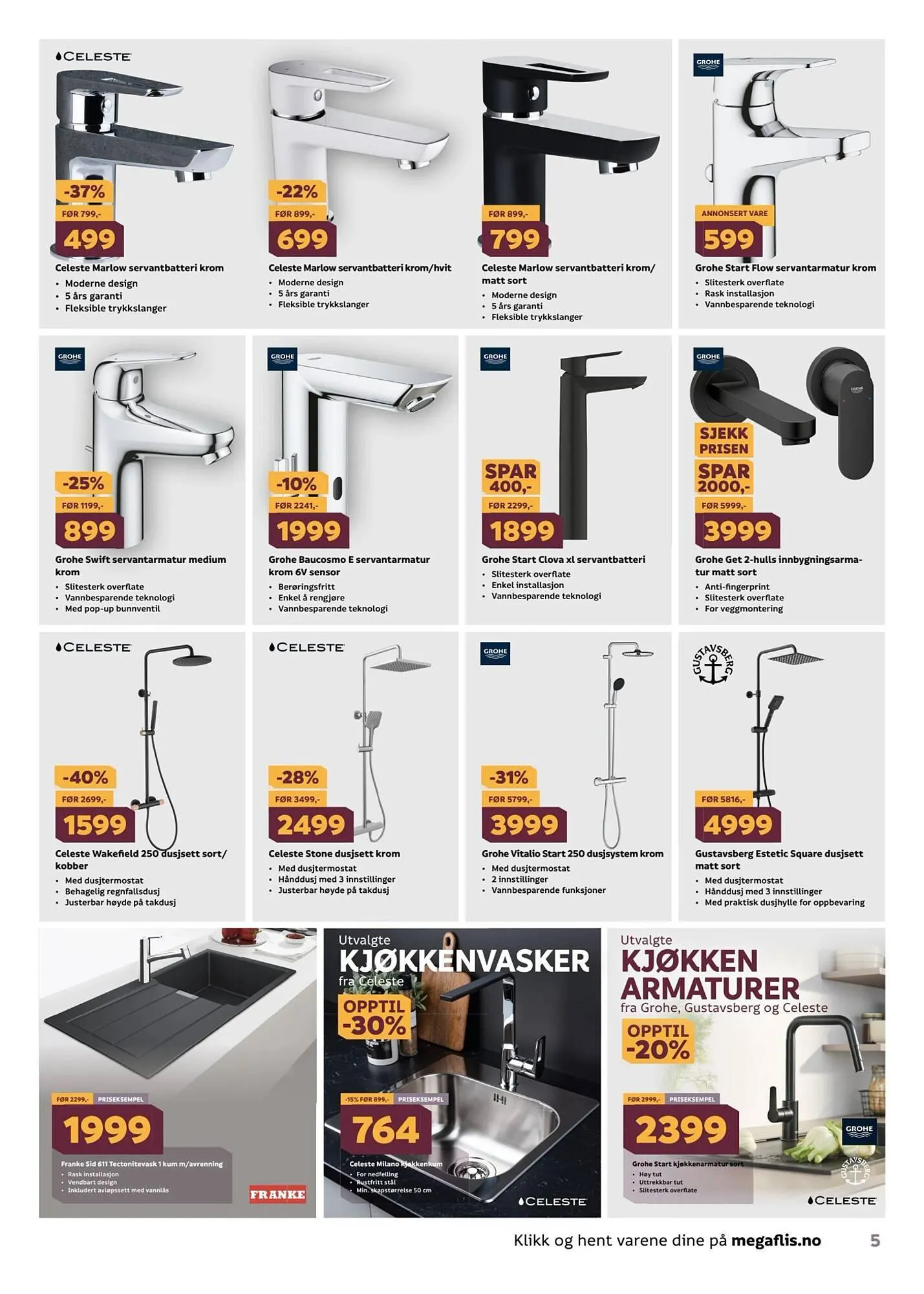 Megaflis kundeavis fra 2. mars til 6. mars 2026 - kundeavisside 5