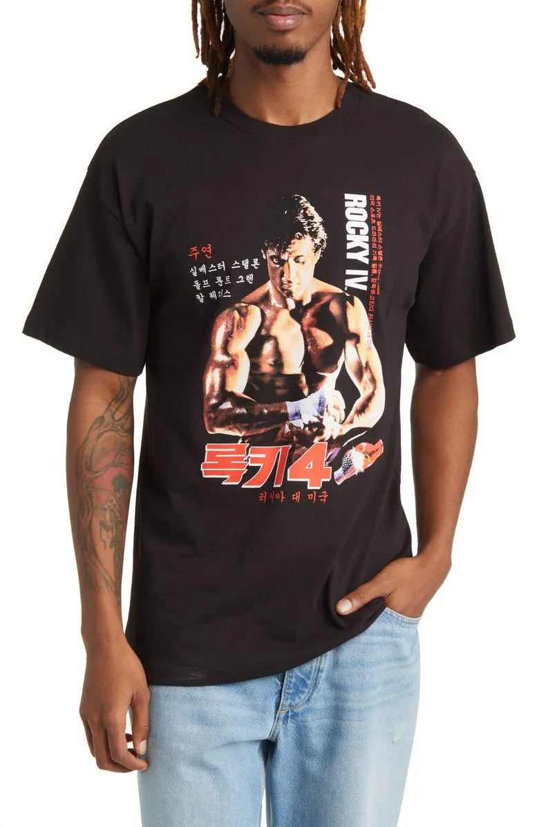 Rocky 4 Korean Poster Graphic T-Shirt