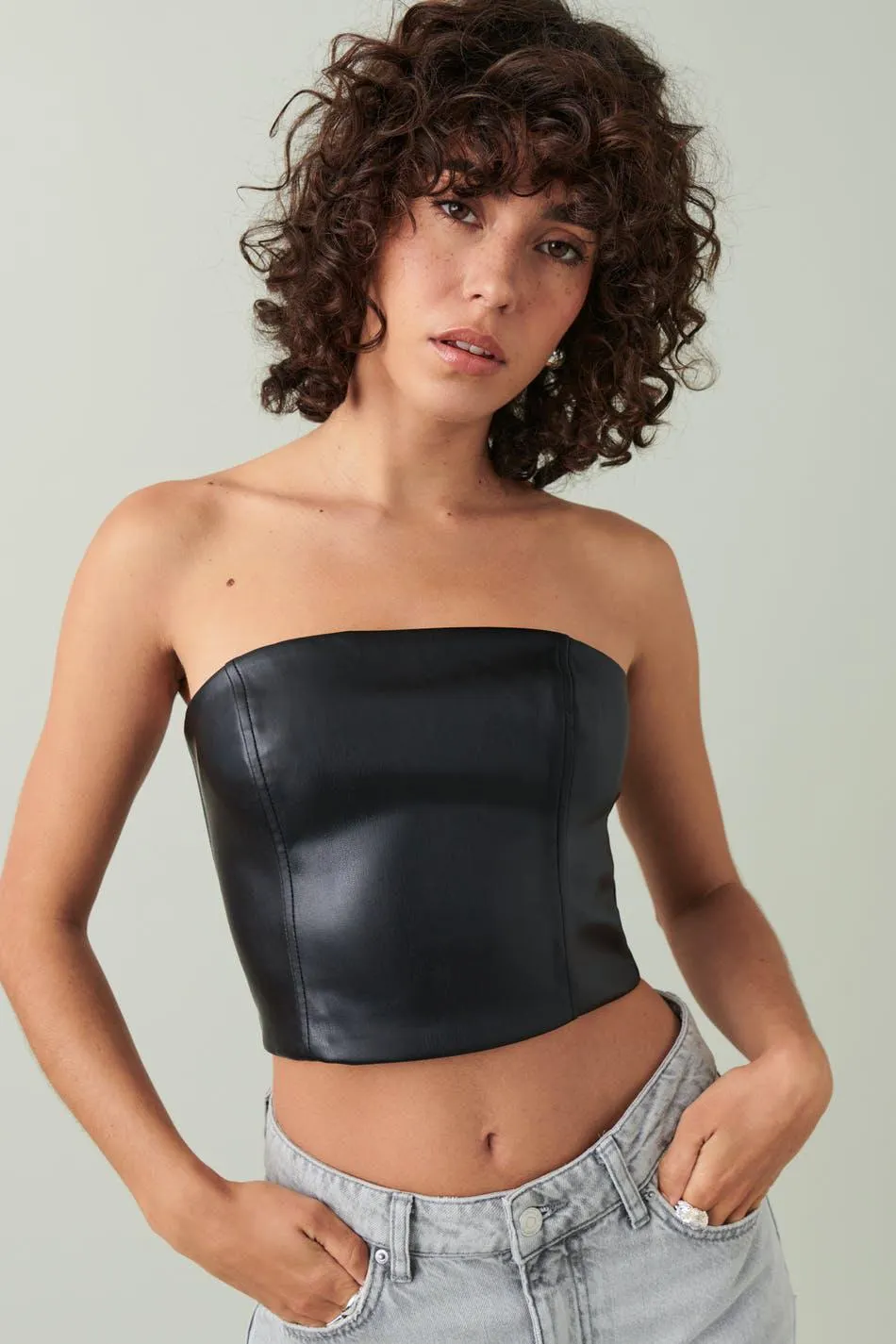 Pu tube top