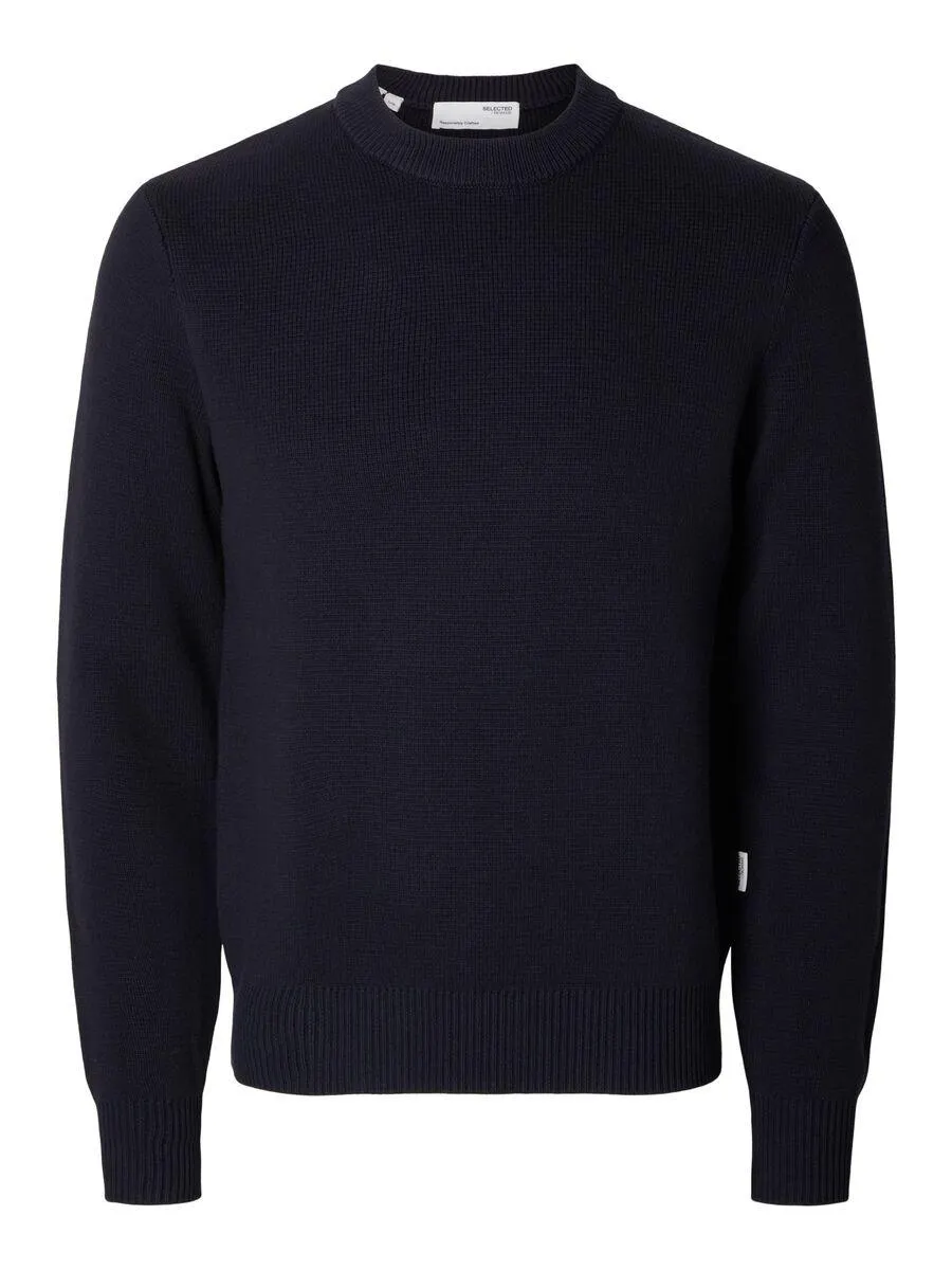 KLASSISK STRIKKET PULLOVER
