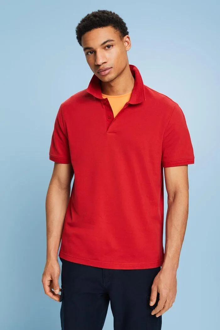 Cotton Pique Polo Shirt