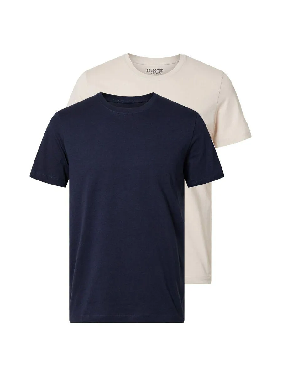 2-PAKNING BOMULL T-SKJORTE