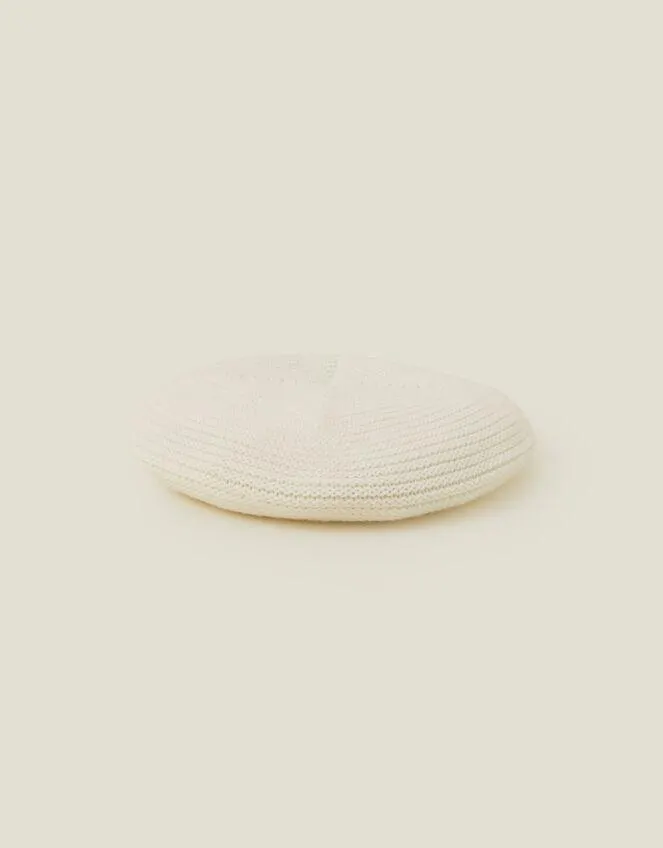 Ribbed Knit Beret