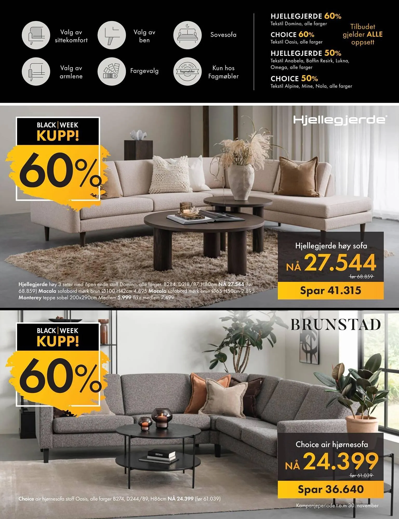 Fagmøbler kundeavis fra 1. november til 30. november 2025 - kundeavisside 7