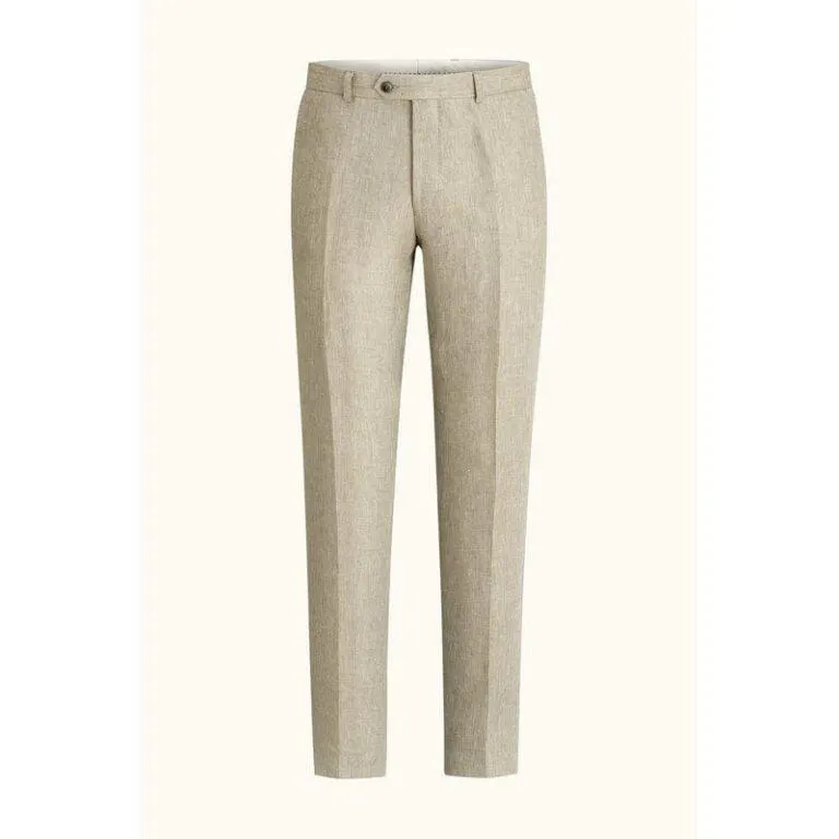 Denz Linen Trousers – Beige