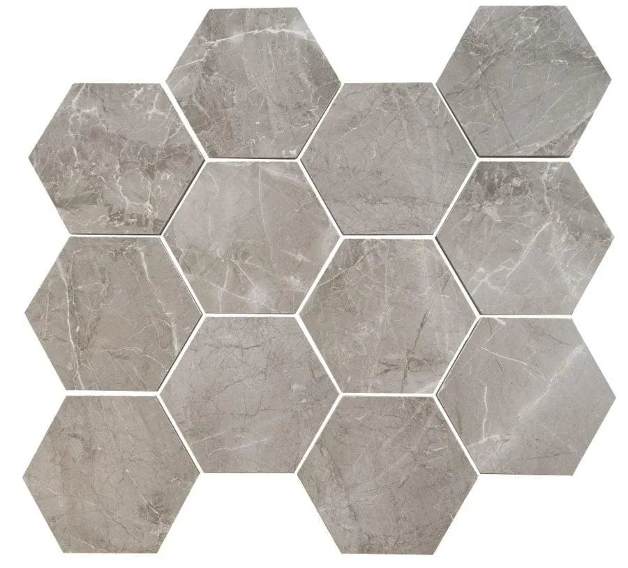 Majestic Supreme Grey Hexagon