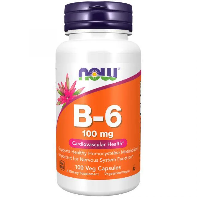 Now vitamin B-6 100 mg 100 kaps