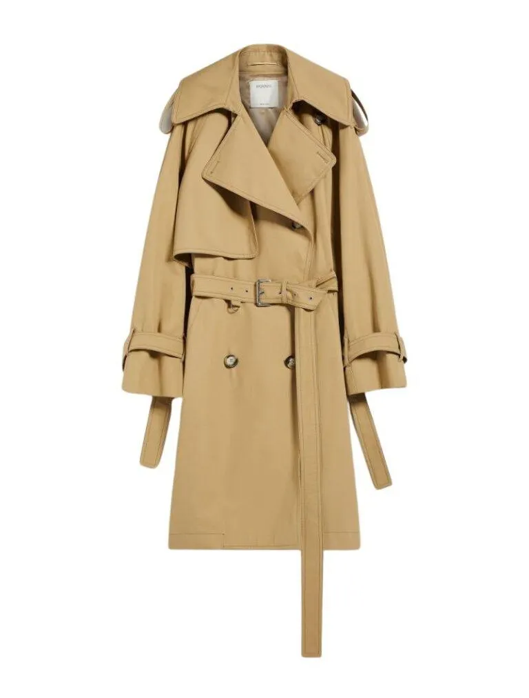 Ricamo Trench Coat – Beige