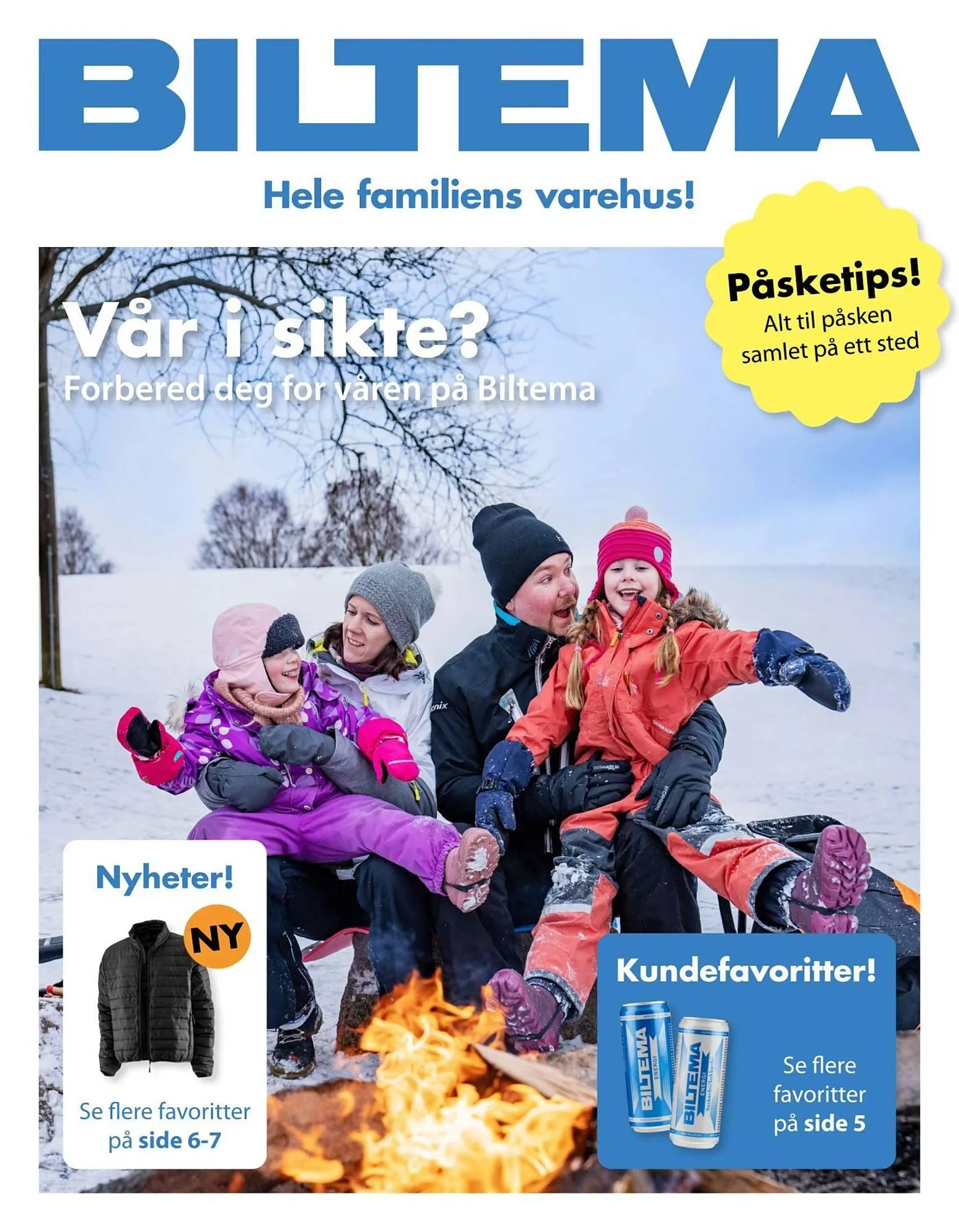 Biltema kundeavis fra 1. mars til 1. april 2026 - kundeavisside 1