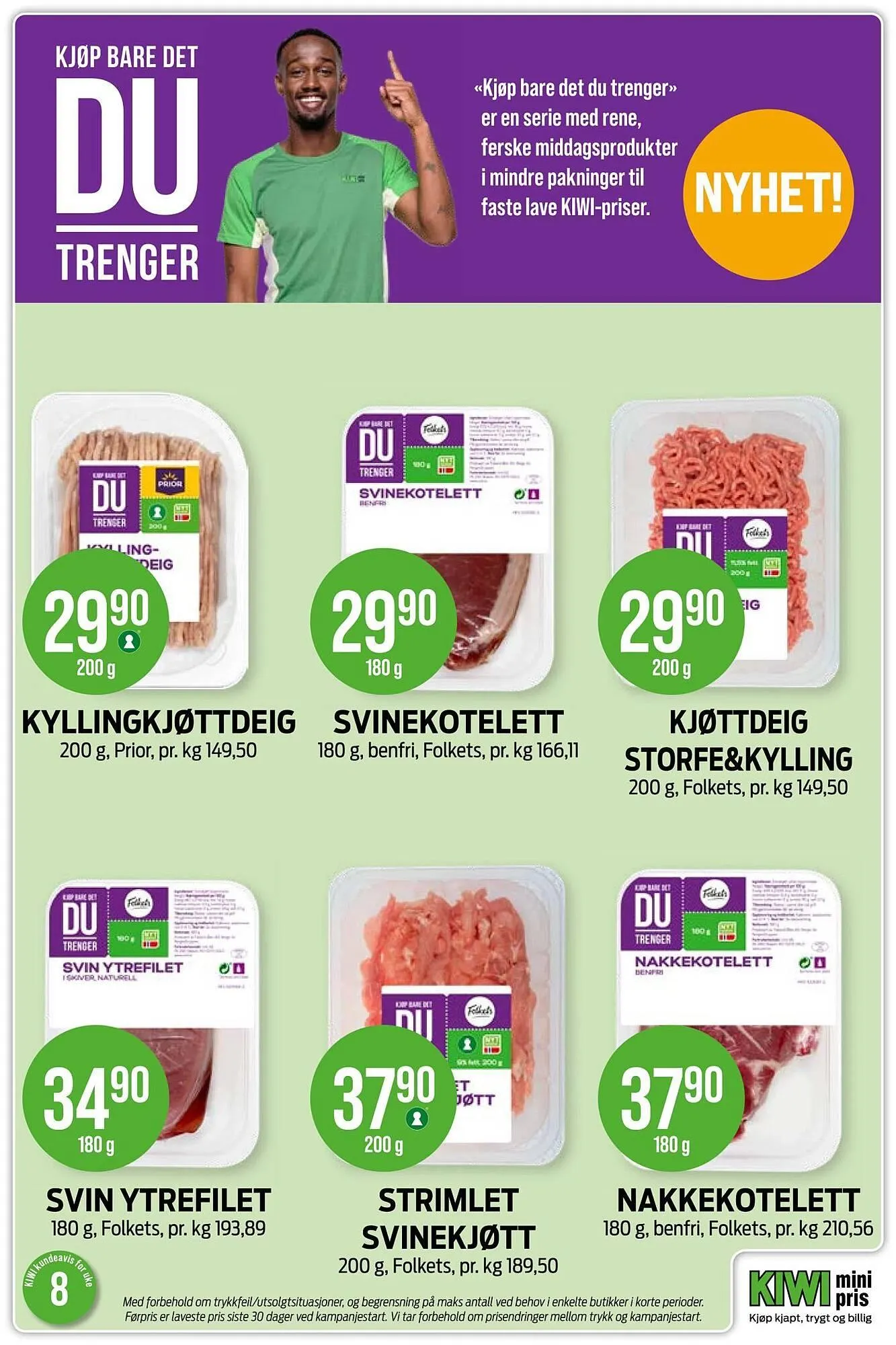 Kiwi kundeavis fra 16. februar til 23. februar 2026 - kundeavisside 16